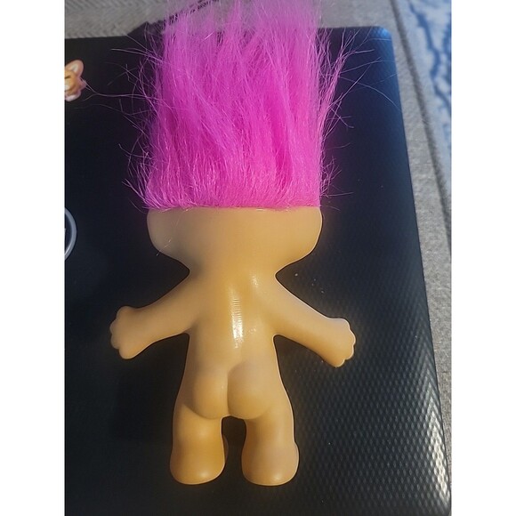 Vintage Troll Doll by Russ 4" Pink Hair - Picture 2 of 3